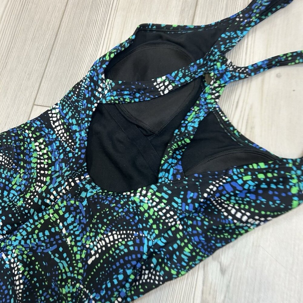 Speedo Womens Size 6 Racerback Athletic Training One Piece Swimsuit - Picture 8 of 11